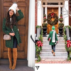 J Crew daphne green coat